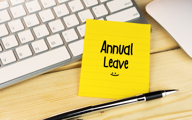 Annual leave post-it