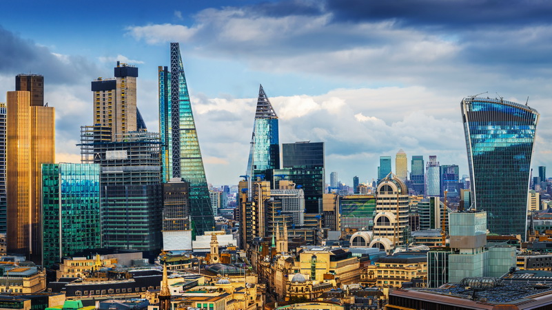 London new city skyline