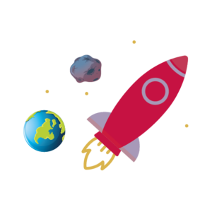 Rocket And Planet