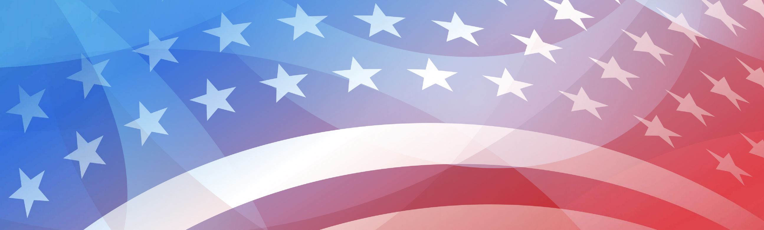 US Header banner flag abstract