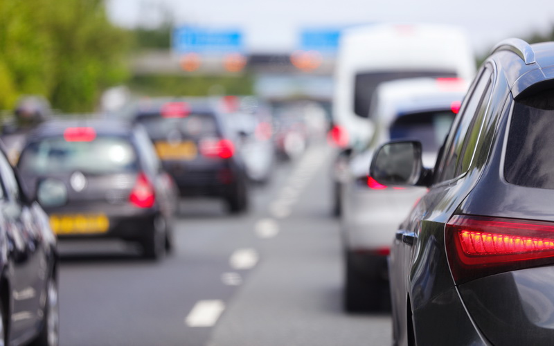 Cars on road