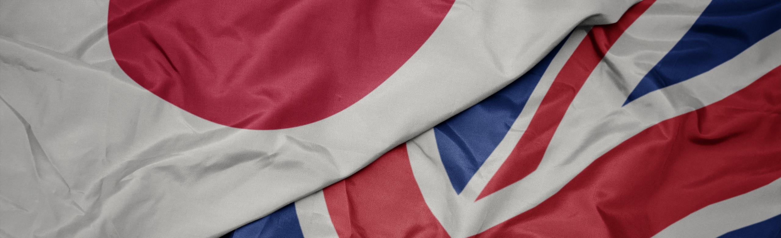 UK - Japan flags