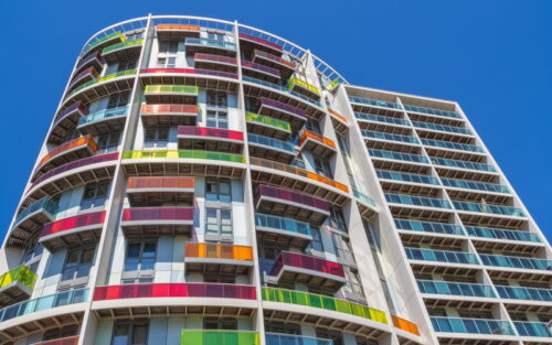 Apartment block in London