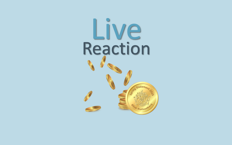 SPRING STATEMENT 26 MARCH Live Reaction
