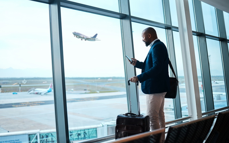 Business Man Travellling