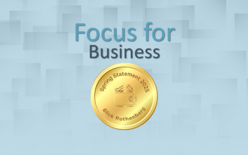 Spring Statement Focus For Business