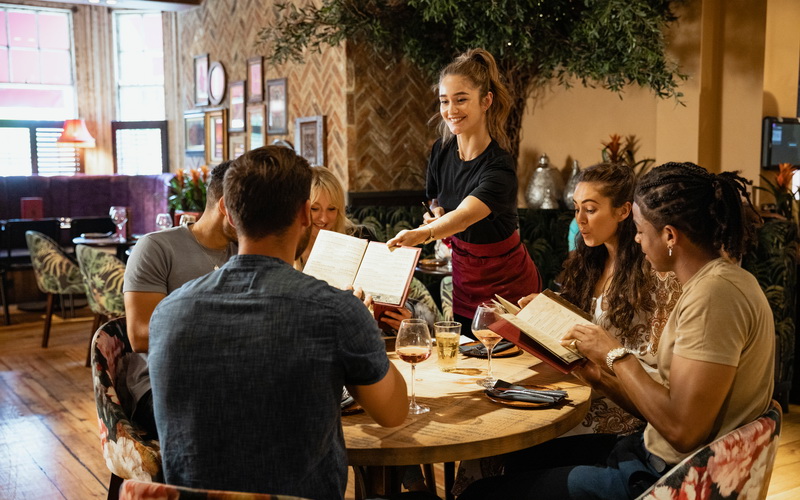 London Restaurant Menu Selection