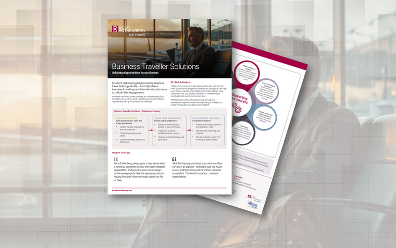 BR Business Travellor Solutions Flyer Tile