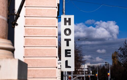Hotel sign